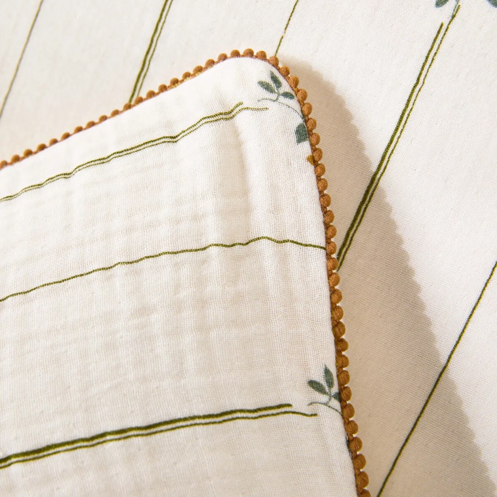 Kussensloop in tetra, bloemenprint, RISETTI