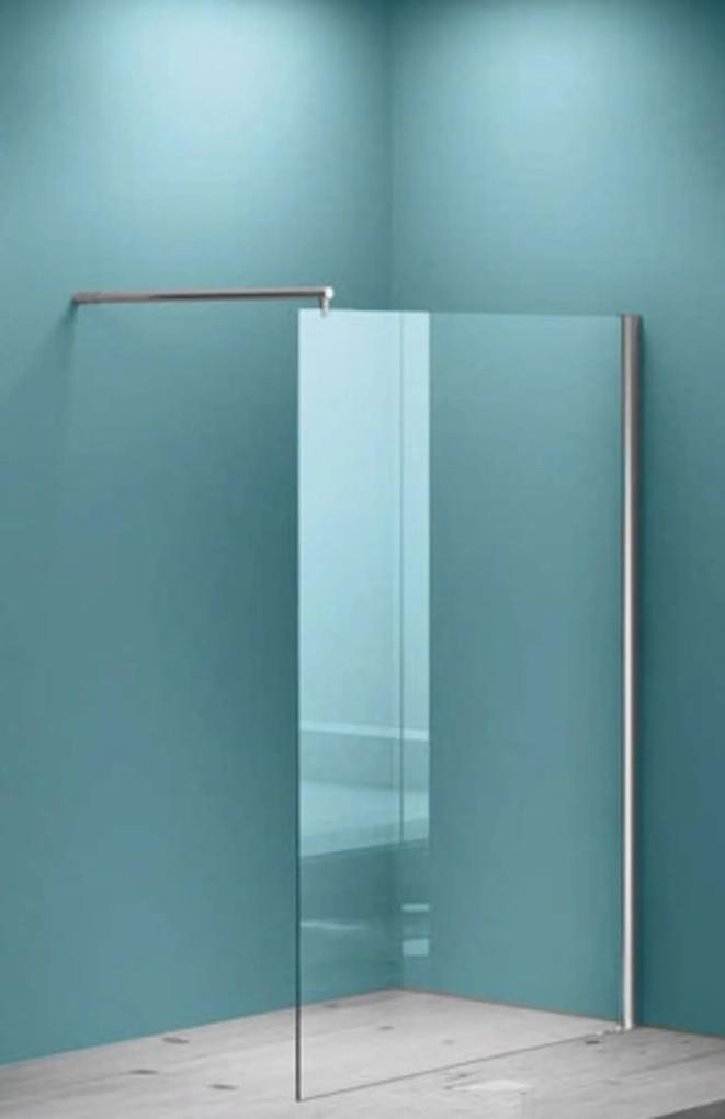 Solo Douchewand Helder Glas 108,5-110x200 cm met Profiel Aluminium