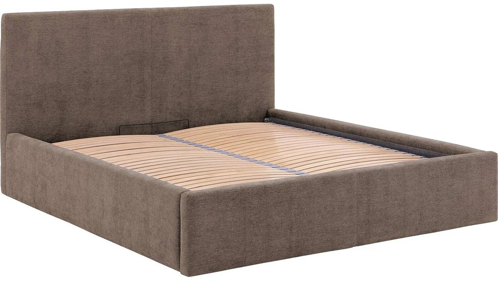 Goossens Bedframe Mysen Storage, 160 x 200 cm met storage, met 2x lattenbodem