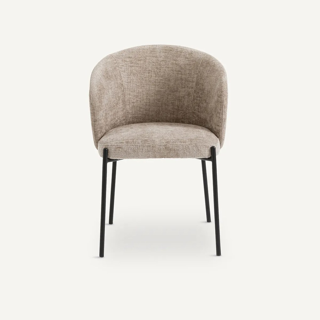 Tafelfauteuil in rupsfluweel, Kinna