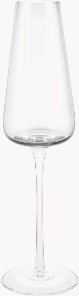 Mondgeblazen champagneglazen Belo, 2-delig