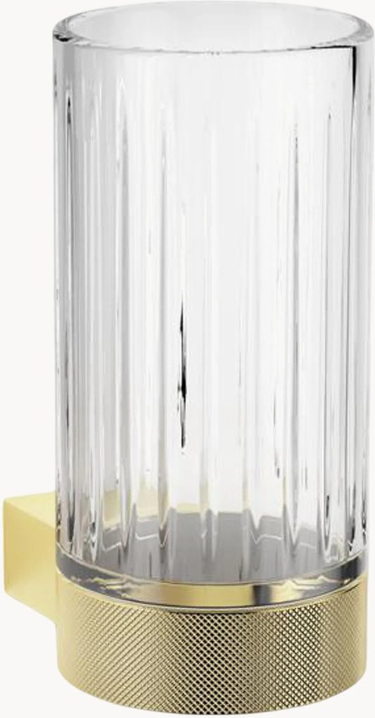 Glazen wandgemonteerde tumblerhouder Club