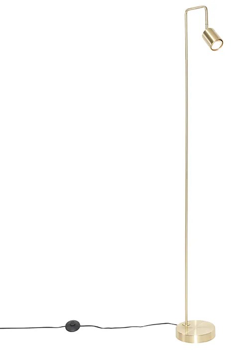 Moderne vloerlamp messing verstelbaar - Java