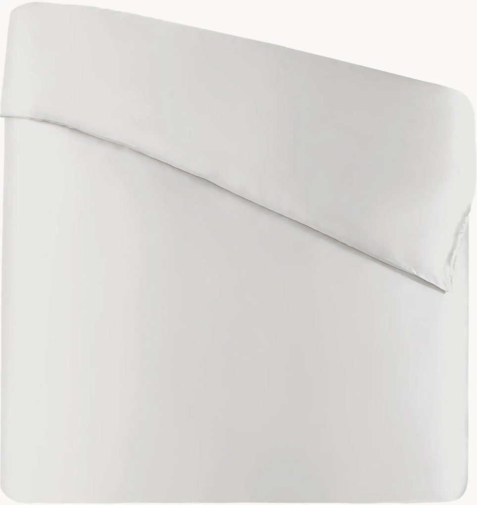 Dekbedovertrek 4A van moerbeizijde Silk White, 22 momme
