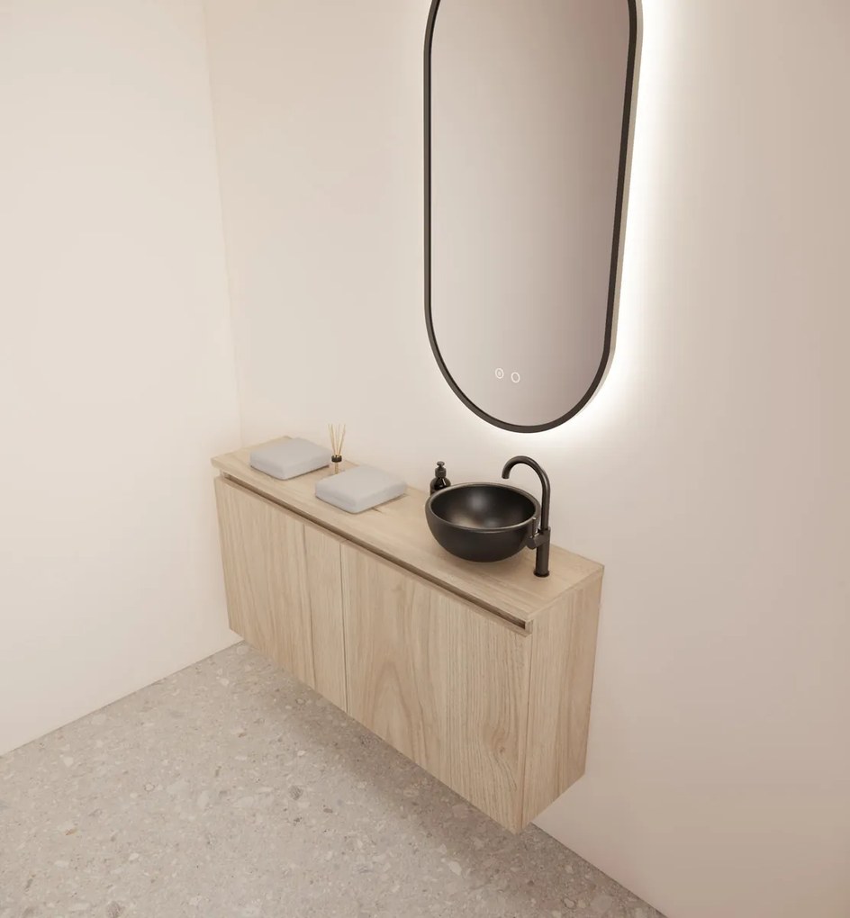 Gliss Design Echo toiletmeubel 100cm kastanje