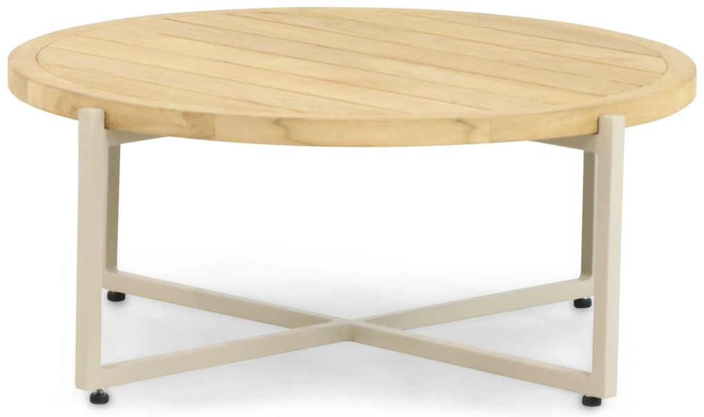 Stoel en Bank Loungeset 5 personen Aluminium/Wicker Taupe Apple Bee Milou