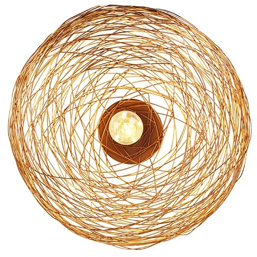 Design plafondlamp koper ovaal - Sarella