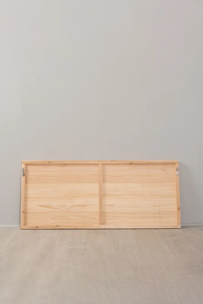 Hoofdbord Rustiek Hout voor bedden van 160 en 150 cm Naturel