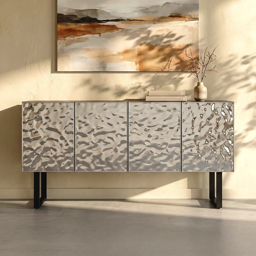 Dressoir Chroomdesign - 151x41x80cm.