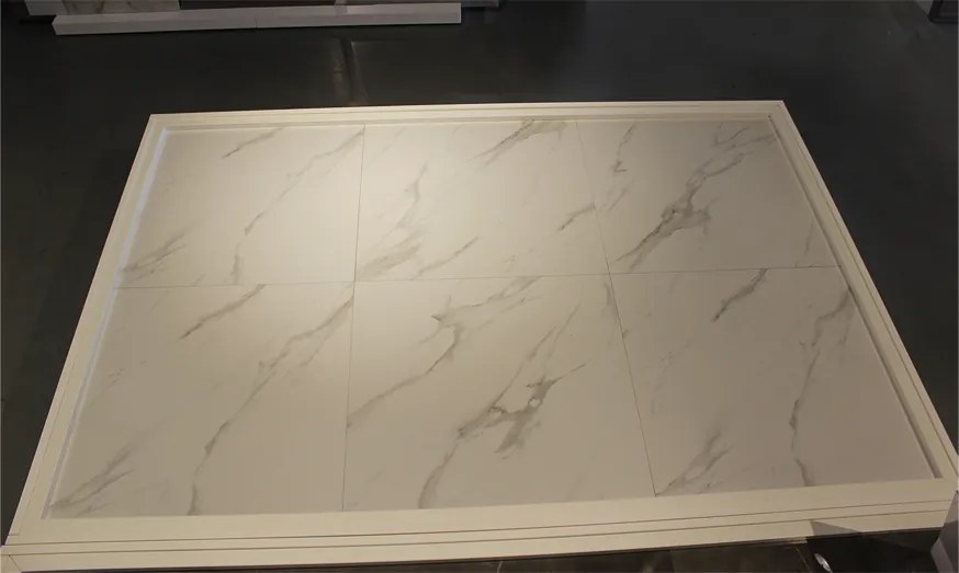 Hoogglans Vloertegel 60x60 Cm Carrara New Vitro NR71