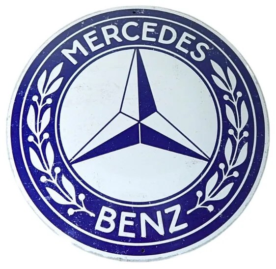 Metalen bord Mercedes Benz