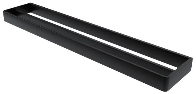 Haceka Aline Handdoekhouder - 60cm - dubbel - mat zwart 1208656