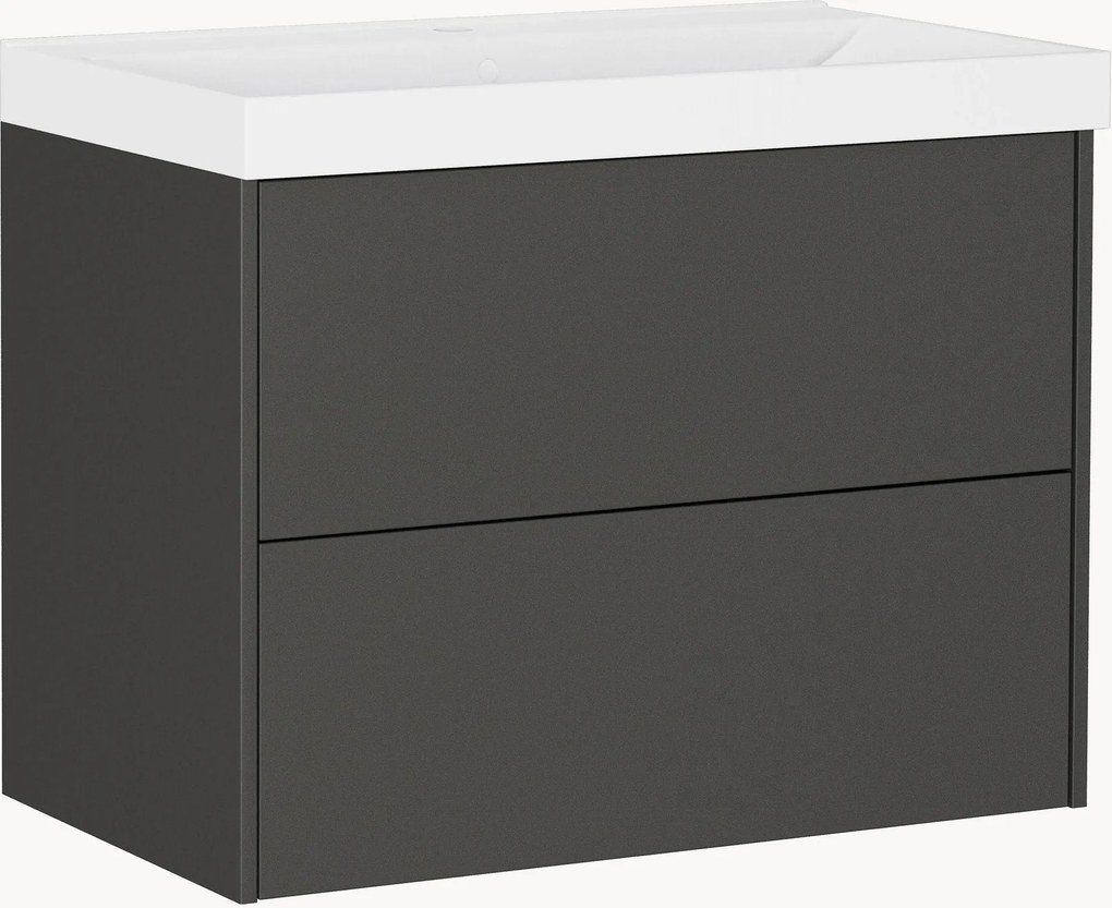 Wandwastafel Bodera met kast