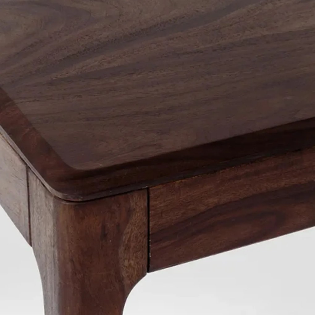 Retro Eettafel Donker Hout 200x100 Cm - 200 X 100cm.