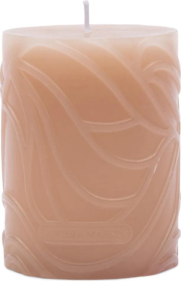 Rivièra Maison - Desert Secrets Candle 7x10 - Kleur: roze