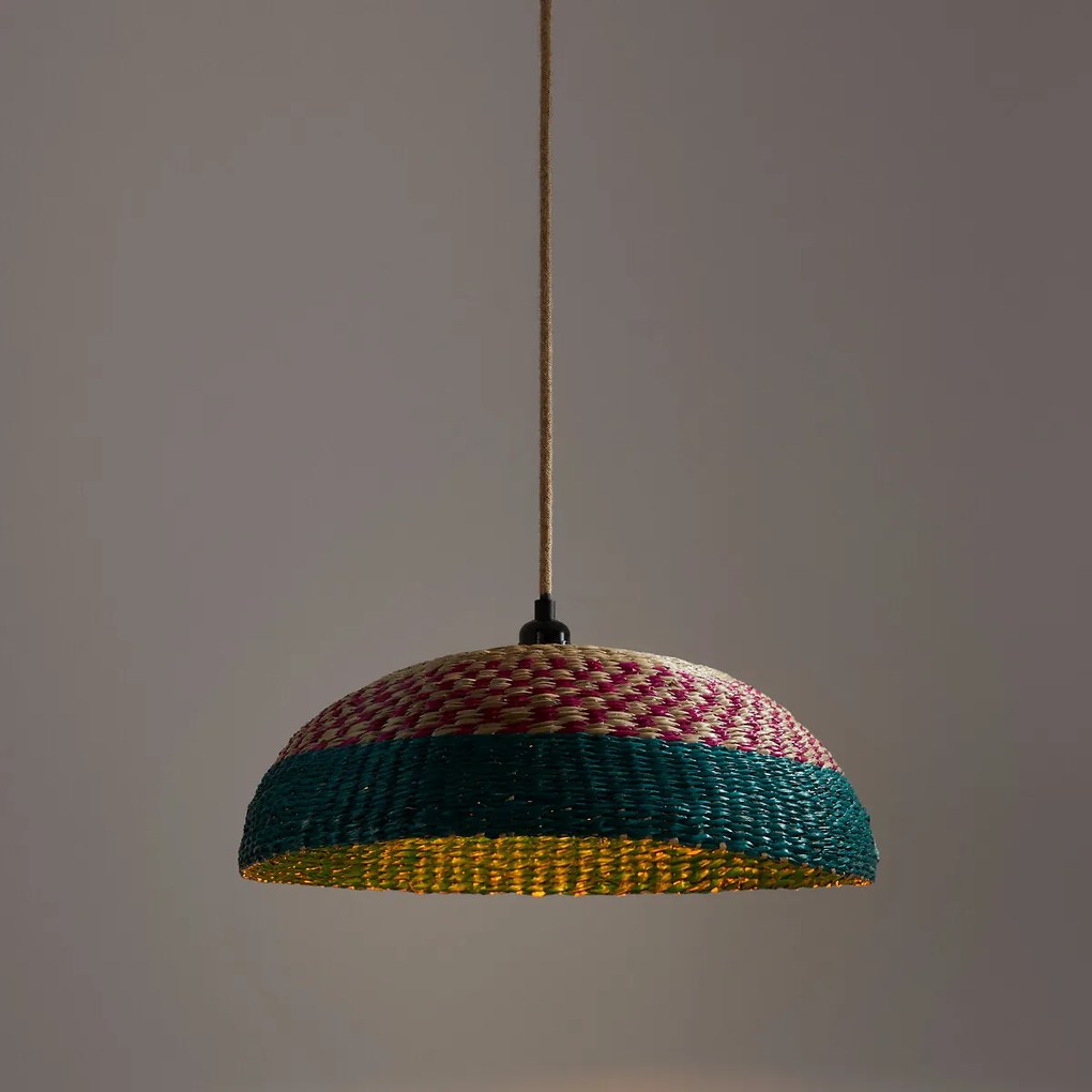 Hanglamp in gekleurd herbarium  Ø44 cm, Hilo