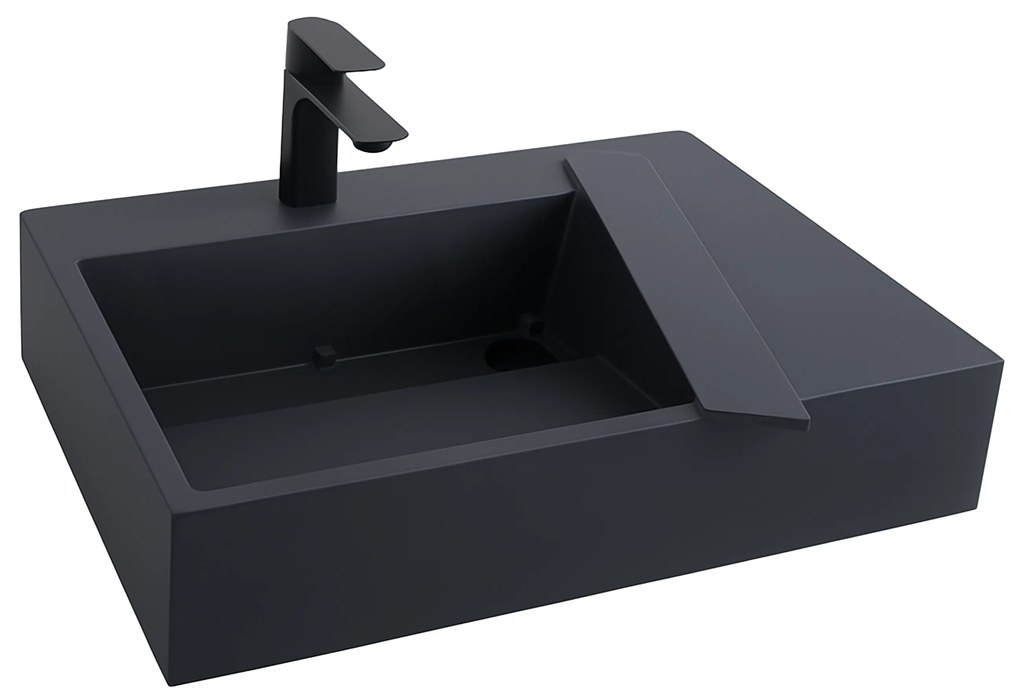 Conglomeraat wastafel Archi 90 CM Grey MATT