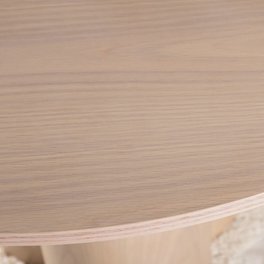 Design Eettafel Naturel - 110 X 110cm.