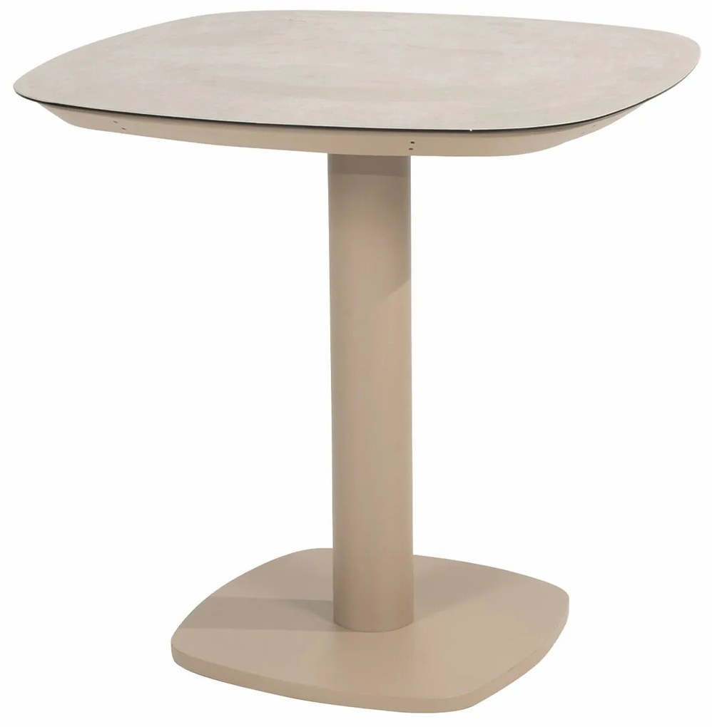 4 Seasons Manitoba bistro tuinset 3-delig Manolo tuintafel 75x75 cm - latte