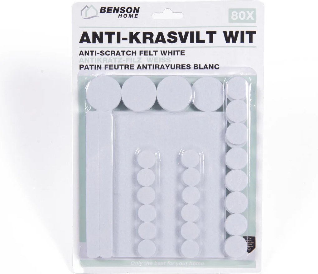 Benson Antikrasvilt set 80 dlg wit