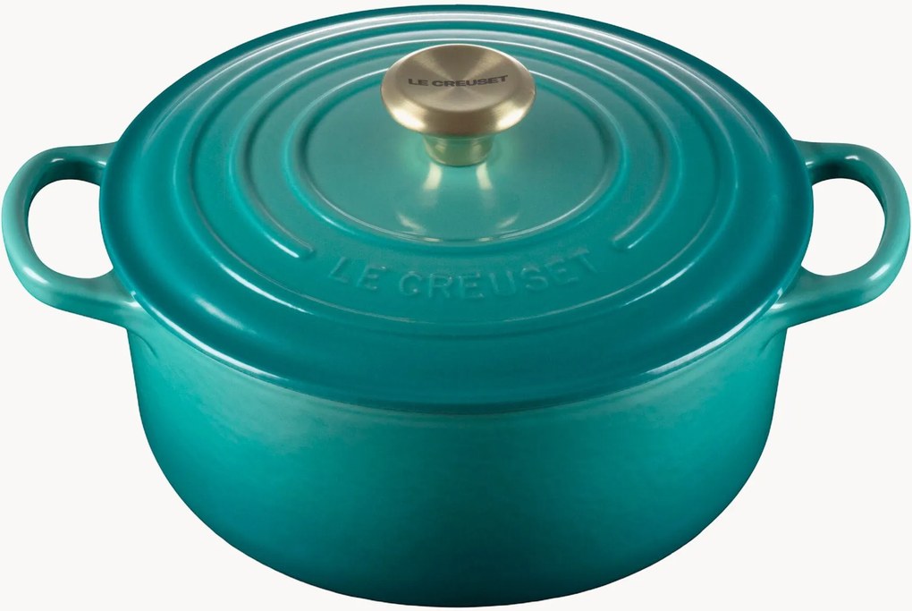 Ronde stoofpan Signature Collection van gietijzer, in verschillende formaten