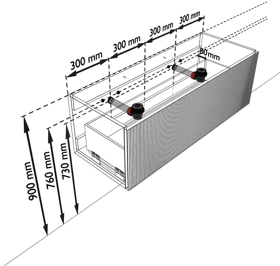 Mondiaz Kurve-dlux 120cm badmeubel shadow met 1 lade en wastafel leaf dubbel zonder kraangat lava
