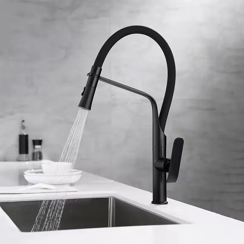 Keukenkraan Rea Castor Black