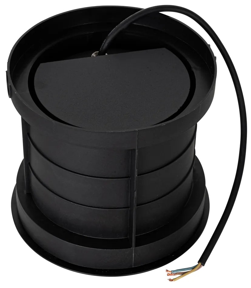 Moderne grondspot zwart 3-lichts IP65 - Tribus