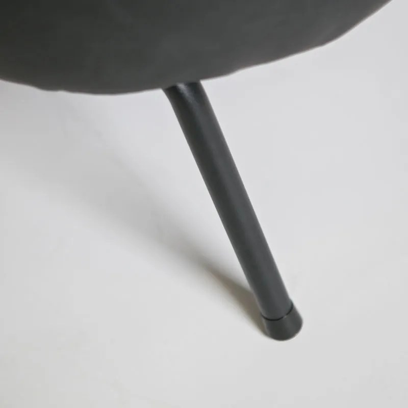 BePureHome Vogue Fauteuil Zwart Leer