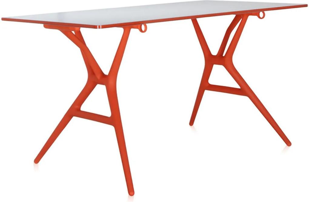 Kartell Spoon tafel oranje 140 cm