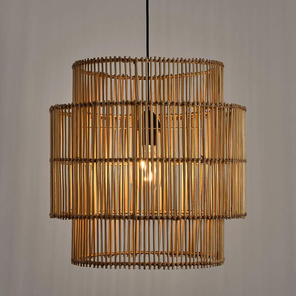 Hanglamp in bamboe,Ø46 cm, Haya