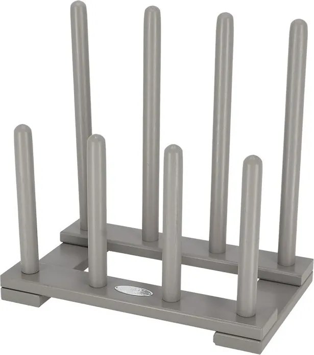 Esschert Design houten laarzenrek - Grijs