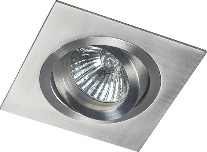 Smart inbouwspot staal incl. WiFi GU10 kantelbaar - Lock 1