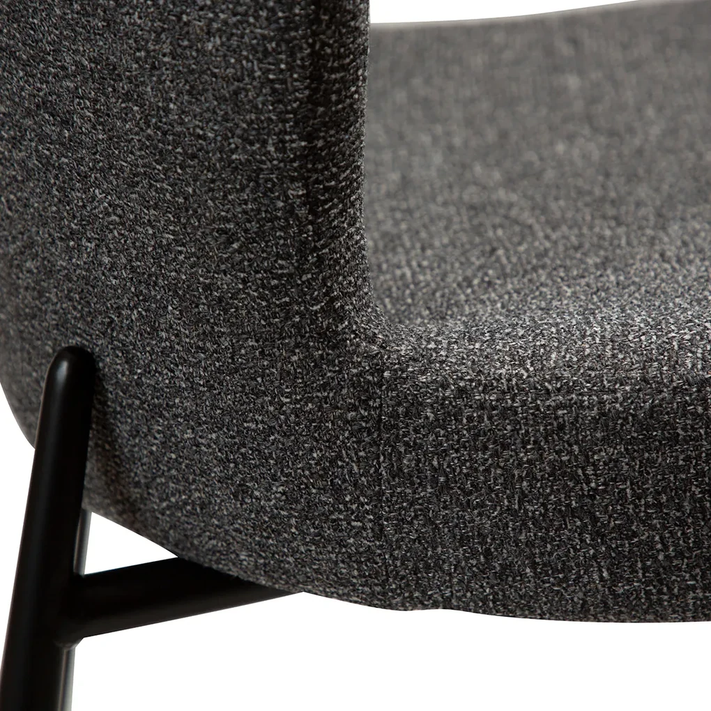 Dan-Form Glam Counter Barstoel Boucle Grijs