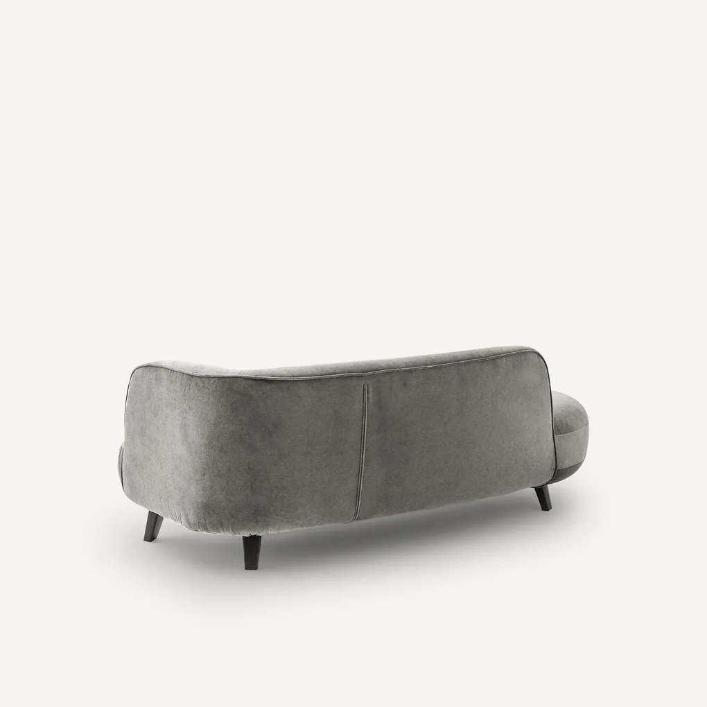 Sofa Dormeuse stonewashed fluweel, Rosebury, ontwerp Emmanuel Gallina