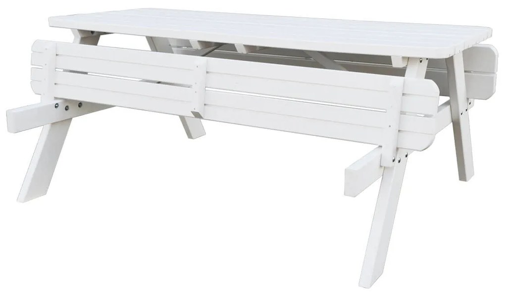 Picknicktafel Deluxe 180 x 70 cm - Wit
