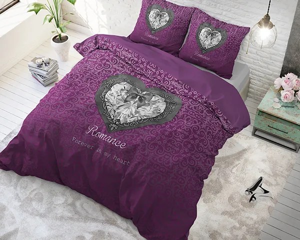 Romance Heart Purple Paars 240 x 220