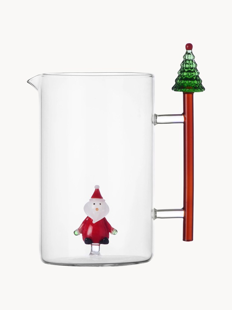 Handgemaakte waterkaraf Christmas Tales, 1.5 L