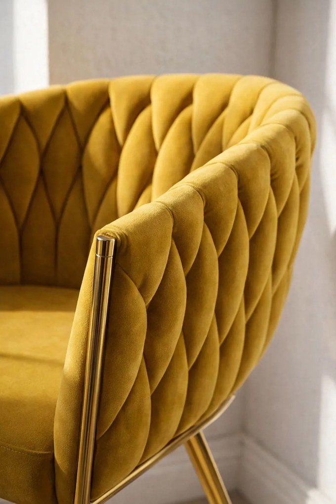 Widny Stoel Van Gouden Fluweel