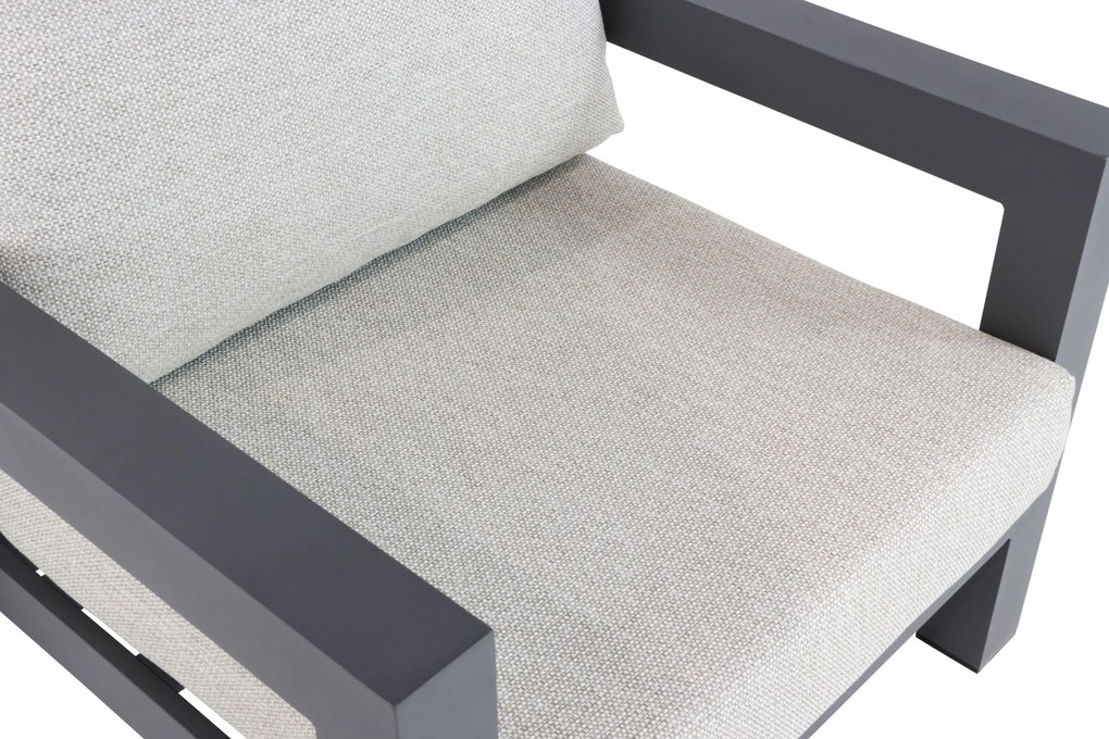 Tuinstoel Aluminium Grijs-antraciet Lifestyle Garden Furniture Luca