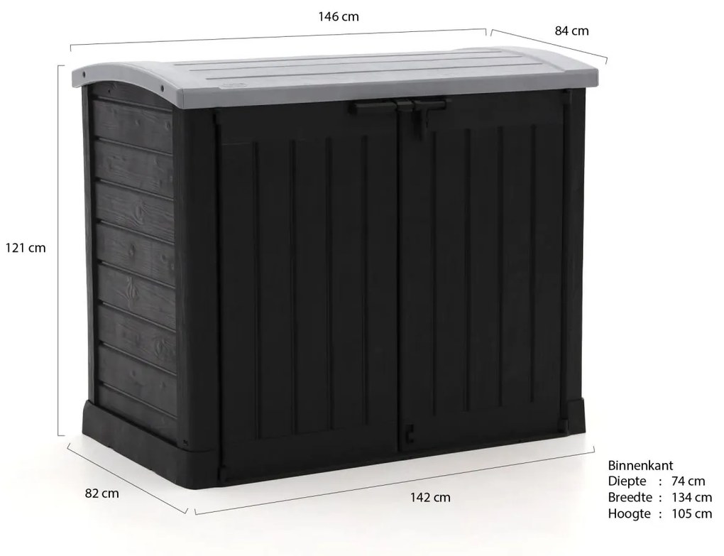 Keter Store it Out ARC Shed Opbergbox 146cm