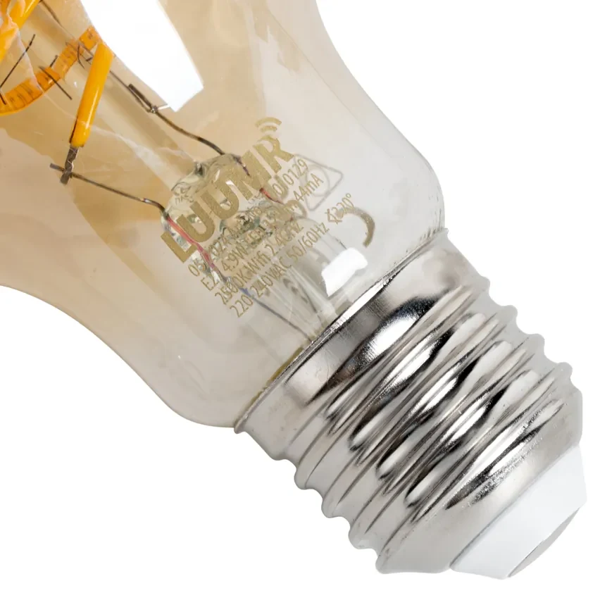 Set van 5 Smart E27 dimbare LED lampen A60 amber 4.9W 320 lm 2500K