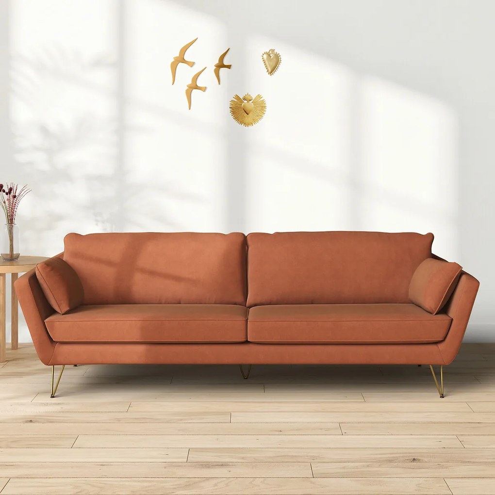 3-, 4- of 5-zits fluwelen bank, TOPIM