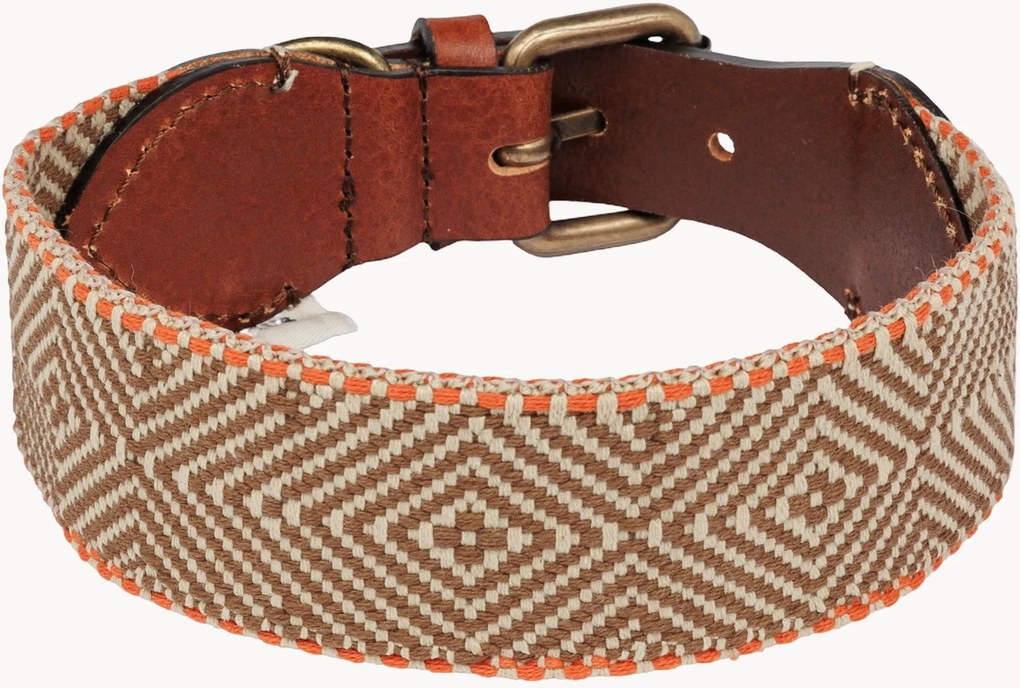 Handgemaakte huisdierhalsband Capri, verschillende maten