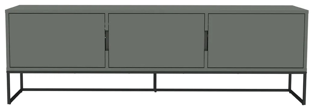 Tenzo Lipp Tv-meubel Met 3 Deuren Groen - 176.5x43x57cm.