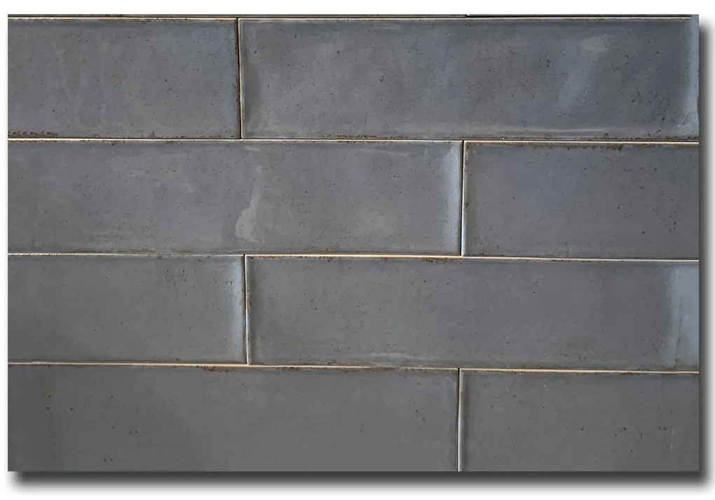 Wandtegel 7,5x30 Cm Cifre Soul Grey Glans RBT165