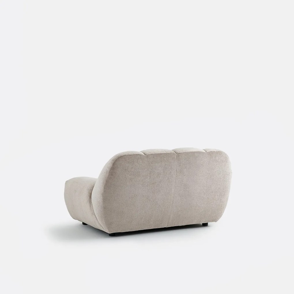 XL fauteuil, dik fluweel, Nuria