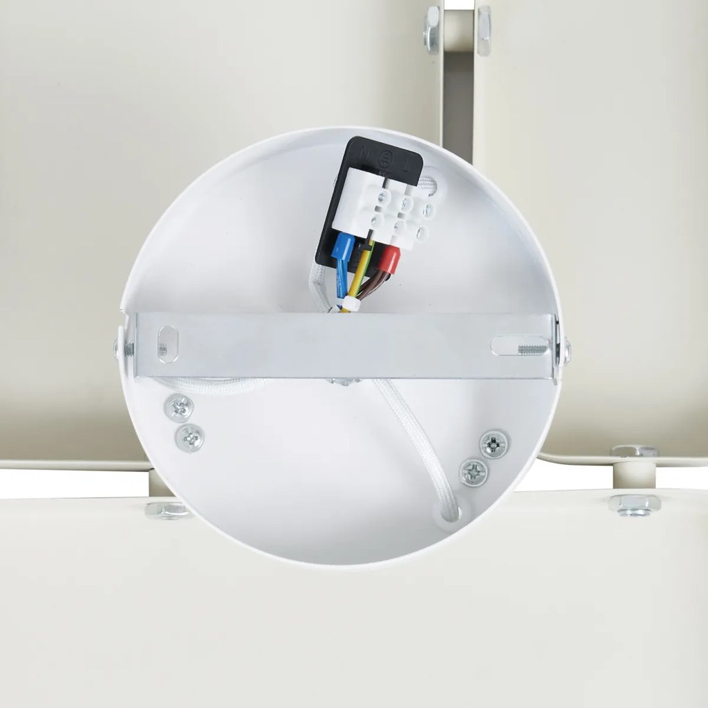 Design wandlamp beige 3-lichts - Planes