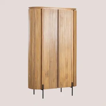 Mangohouten Kast Analis Natuurlijk Hout - Sklum