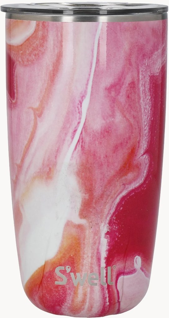 Isolierbeker Rose Agate met deksel